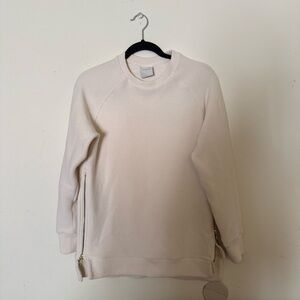 Varley Crewneck Sweater with Side Zippers